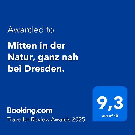 Mitten In Der Natur, Ganz Nah Bei Dresden. Bannewitz Zewnętrze zdjęcie